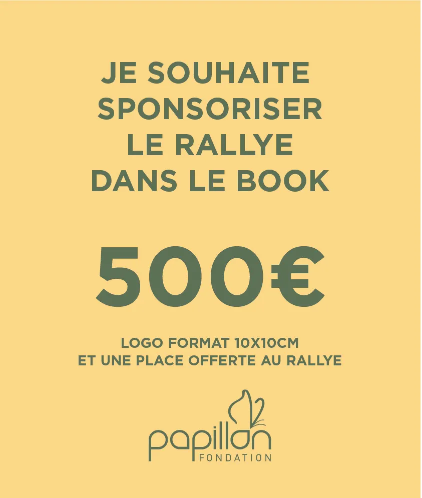 (Option)Rallye des papillons - Sponsor 500,00 €