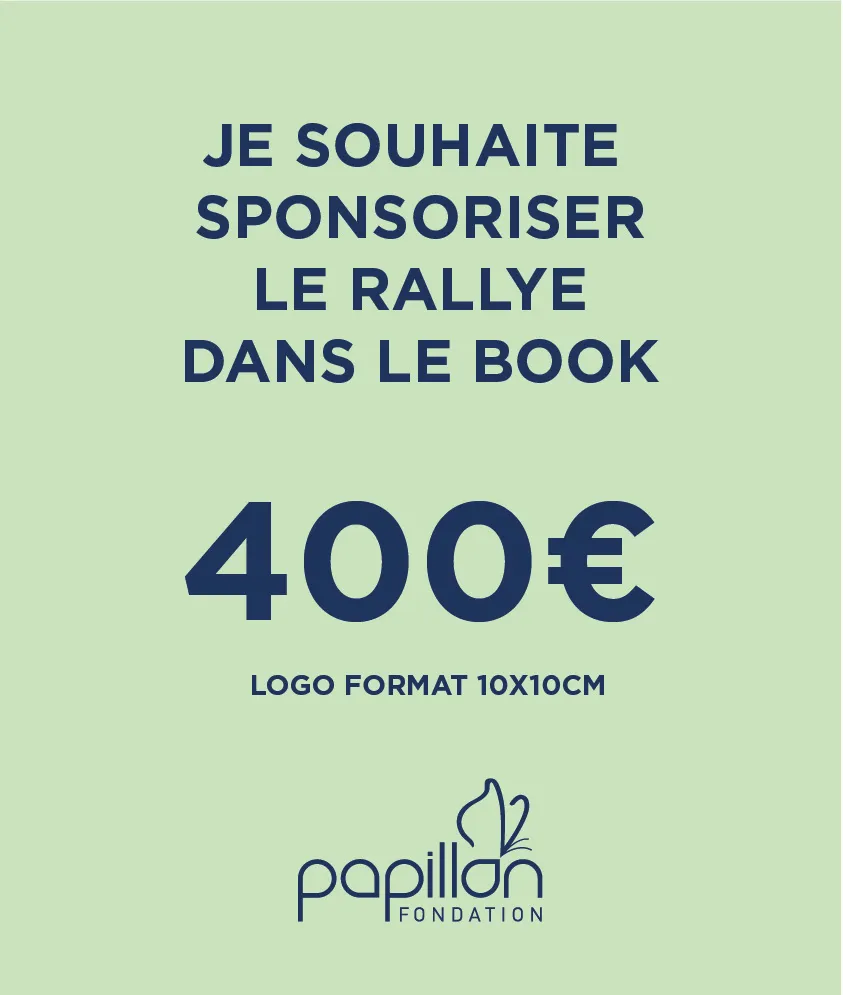 (Option)Rallye des papillons - Sponsor 400,00 €