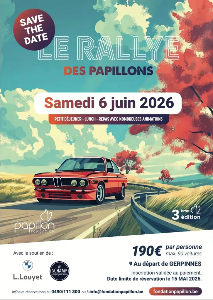 Activités du soir et repas Rallye des papillons 2026
