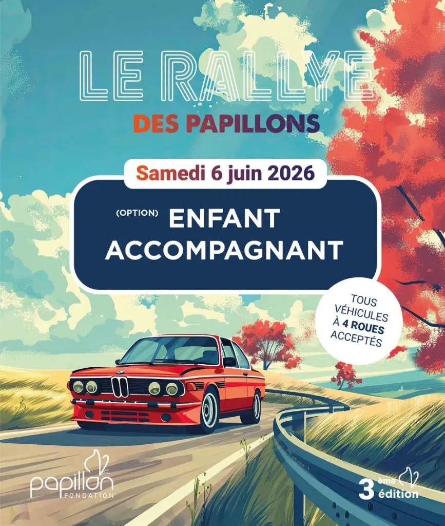 (Option)Rallye des papillons - Enfant accompagnant (-12ans)